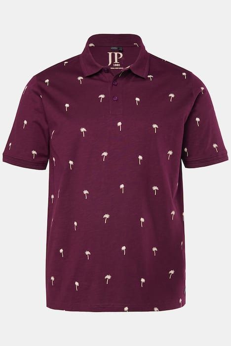 Polo JP 1880, manches courtes. Imprimé palmiers - jusqu'au 8 XL