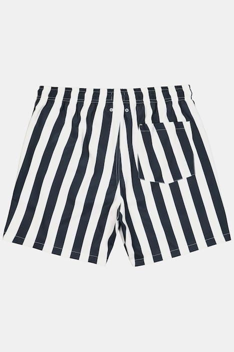 Short de bain à rayures JP1880 finition FLEXNAMIC®, collection Beachwear, taille élastique et sac de rangement - jusqu'au 8 XL
