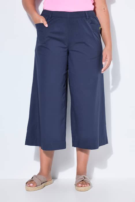 Jupe-culotte, jambe 3/4 et bande élastique