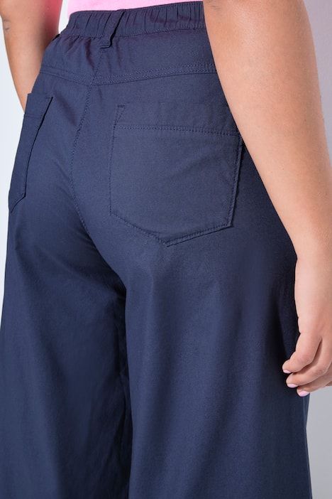 Jupe-culotte, jambe 3/4 et bande élastique