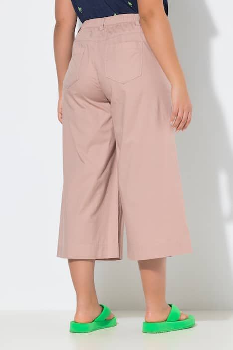 Jupe-culotte, jambe 3/4 et bande élastique