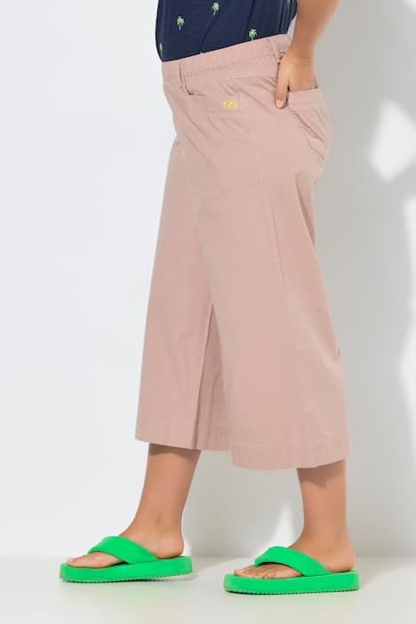 Jupe-culotte, jambe 3/4 et bande élastique