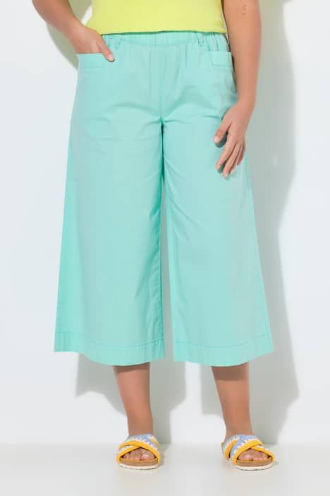 Jupe-culotte, jambe 3/4 et bande élastique