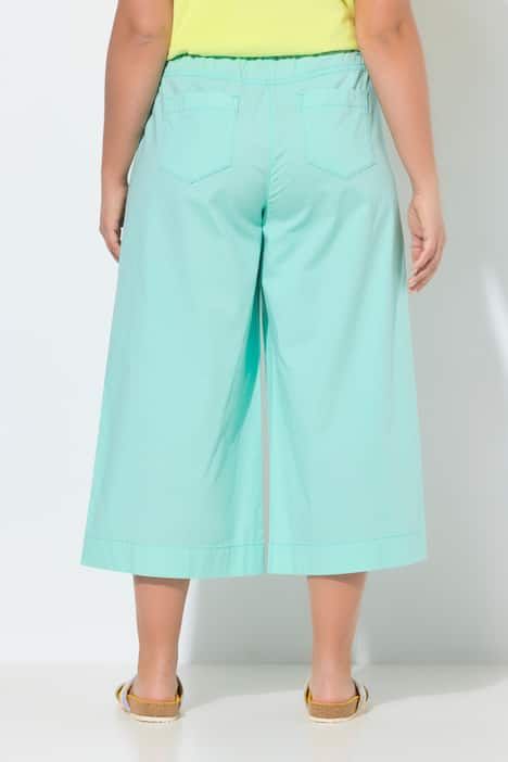Jupe-culotte, jambe 3/4 et bande élastique