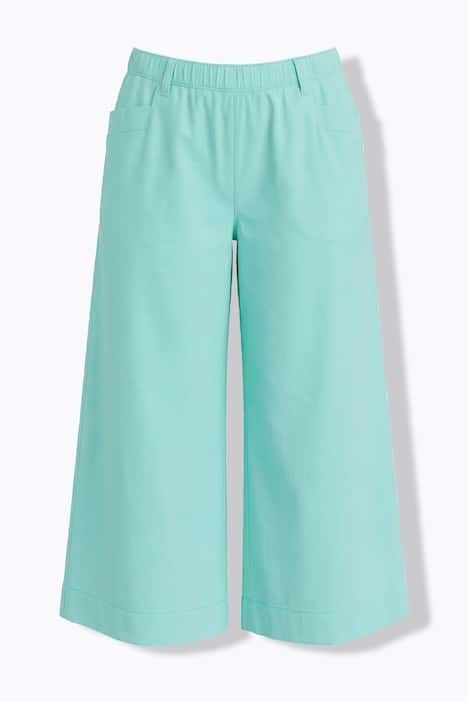 Jupe-culotte, jambe 3/4 et bande élastique