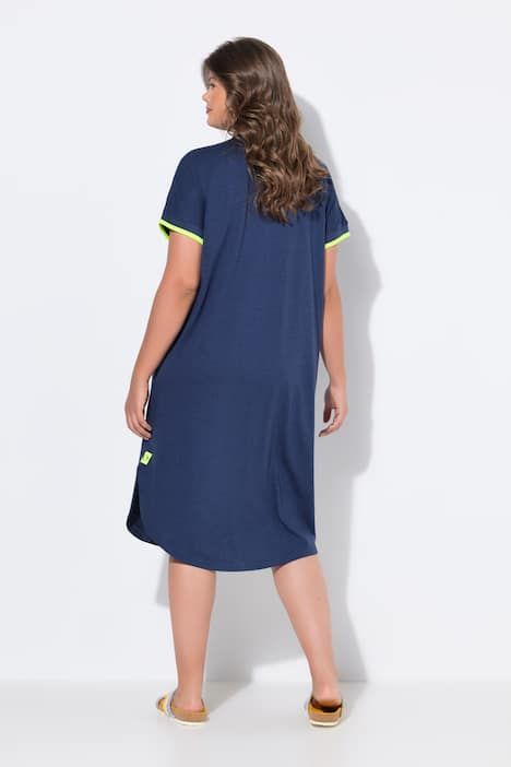 Robe t-shirt avec décolleté en V, OEKO-TEX MIG