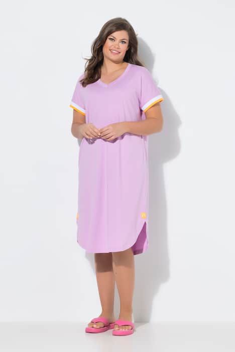 Robe t-shirt avec décolleté en V, OEKO-TEX MIG