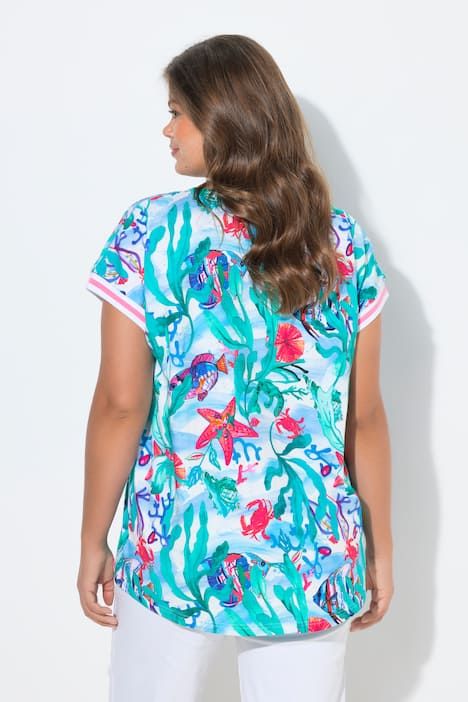 T-shirt, manches 1/2, col rond, OEKO-TEX