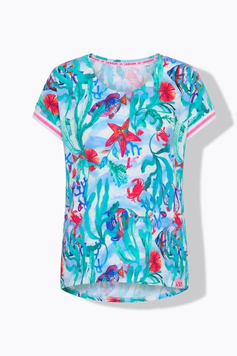 T-shirt, manches 1/2, col rond, OEKO-TEX