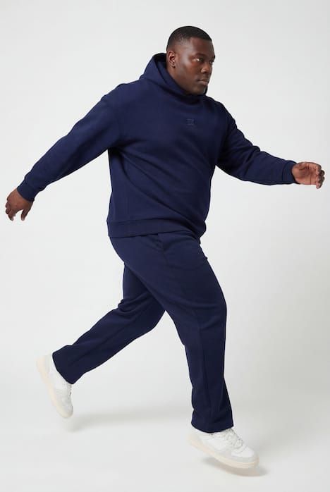 Pantalon en molleton STHUGE, coupe Baggy Fit et taille élastique - jusqu'au 8&nbsp;XL