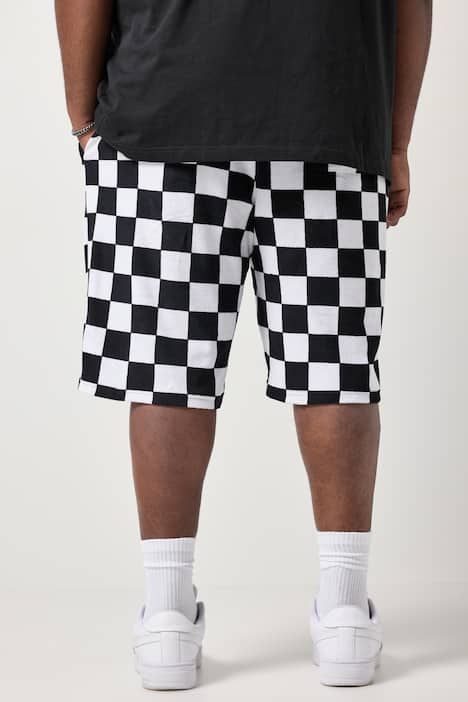 Bermuda STHUGE en tissu éponge, motif et taille élastique - jusqu'au 8 XL