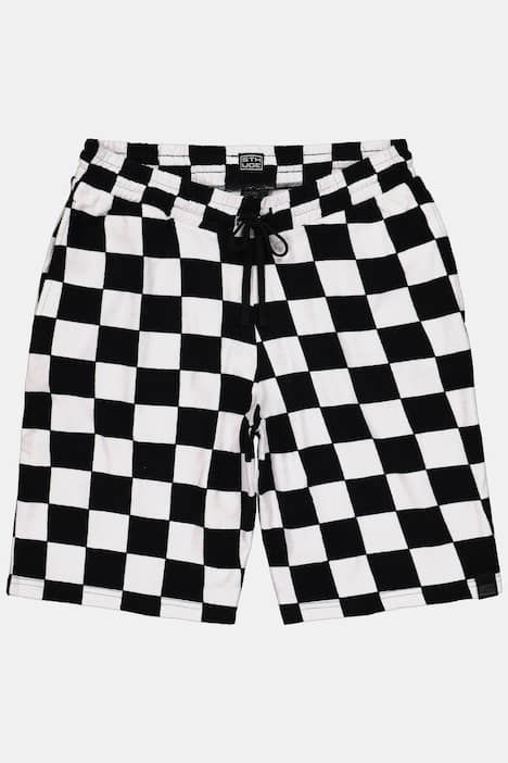 Bermuda STHUGE en tissu éponge, motif et taille élastique - jusqu'au 8 XL
