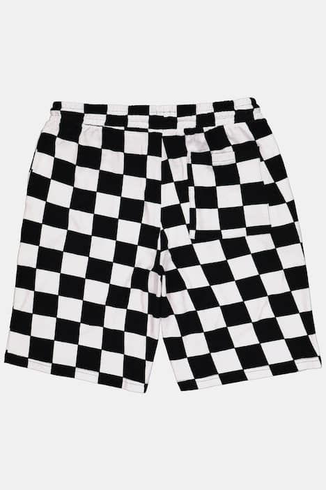 Bermuda STHUGE en tissu éponge, motif et taille élastique - jusqu'au 8 XL