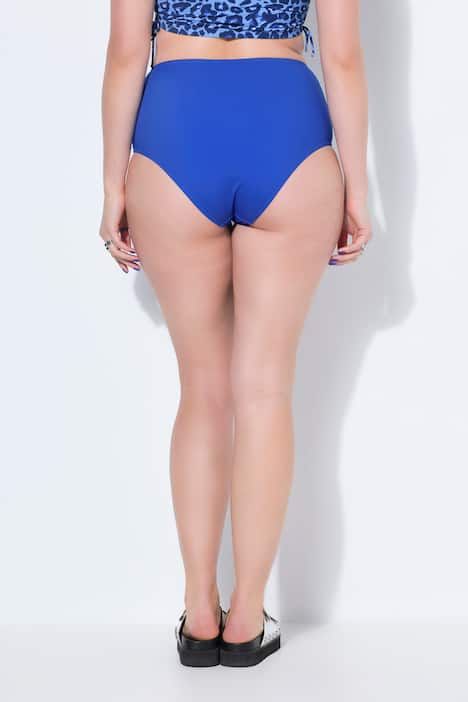 Bas de bikini, shorty (style bermuda gainant), taille haute