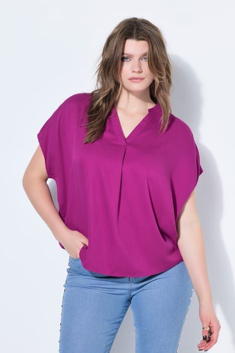 Blouse oversize, NOUVEAU ! Col montant