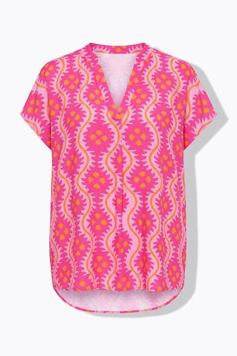 Chemisier oversize, imprimé