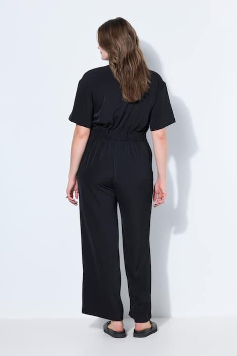 Combinaison oversize, col montant, fermeture éclair