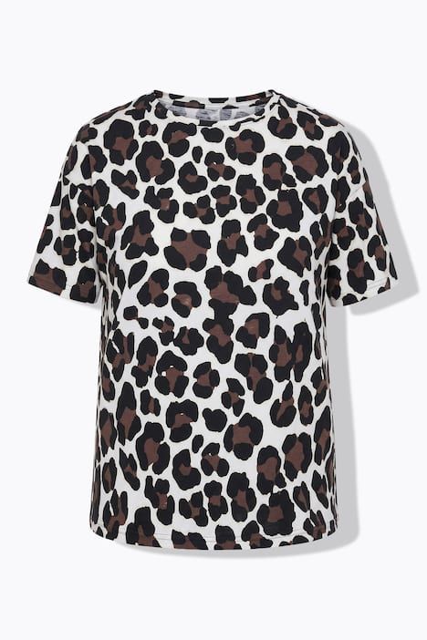 T-shirt oversize, imprimé message fluo