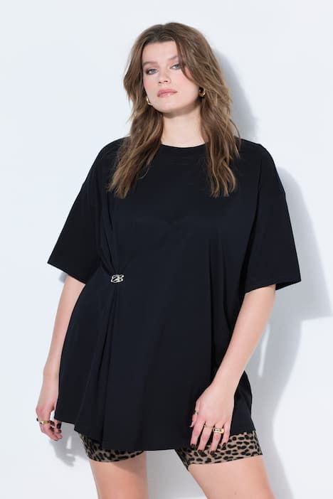 T-shirt oversize, nœud décoratif