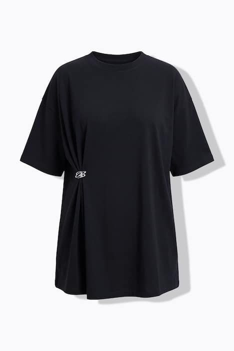 T-shirt oversize, nœud décoratif