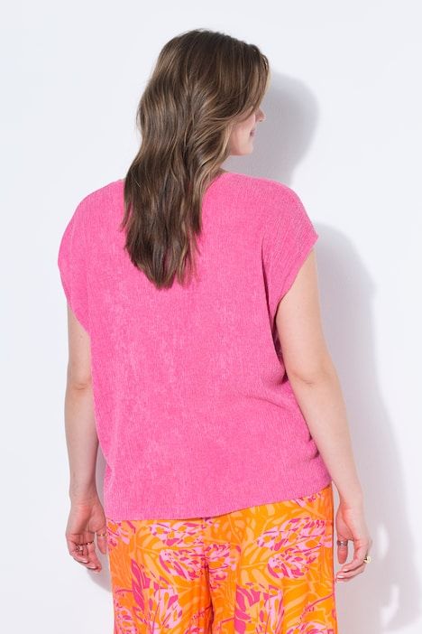 T-shirt oversize, texture à bulles 3D