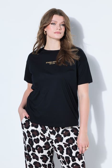 T-shirt oversize, message imprimé