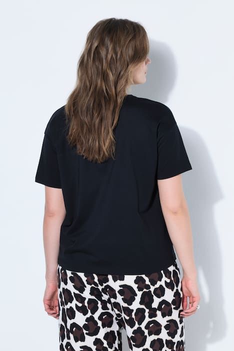 T-shirt oversize, message imprimé