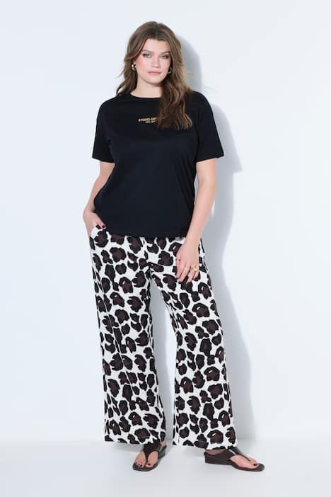 T-shirt oversize, message imprimé