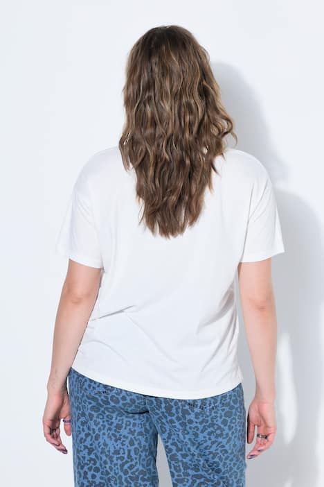 T-shirt oversize, message imprimé