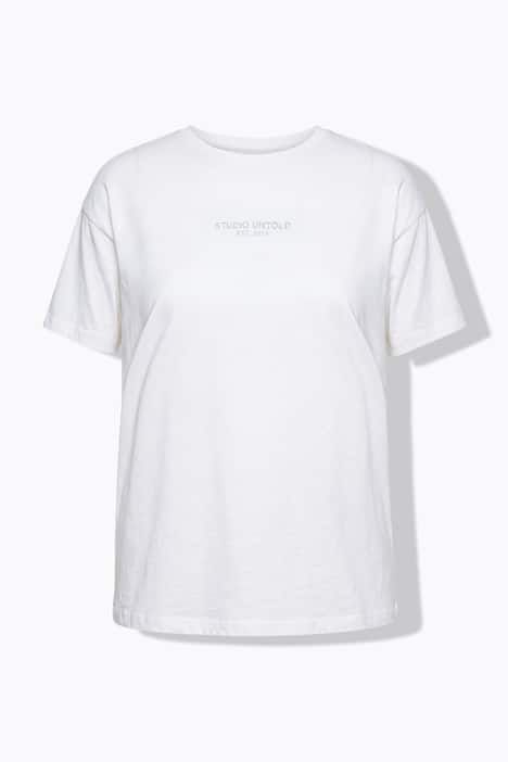 T-shirt oversize, message imprimé