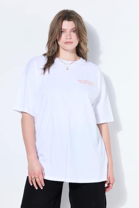 T-shirt oversize, grand imprimé XL au dos