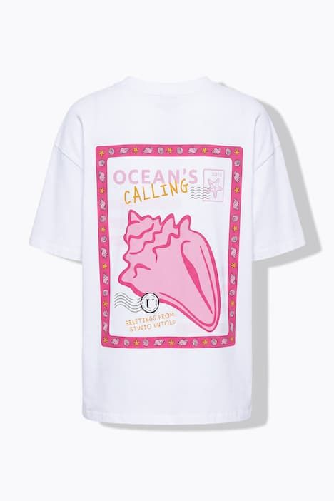 T-shirt oversize, grand imprimé XL au dos