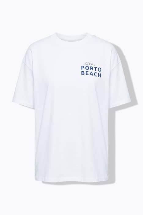 T-shirt oversize, grand imprimé XL au dos