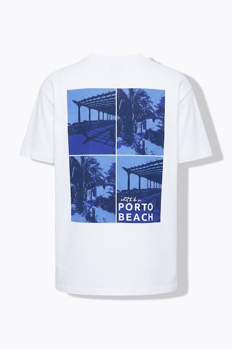 T-shirt oversize, grand imprimé XL au dos