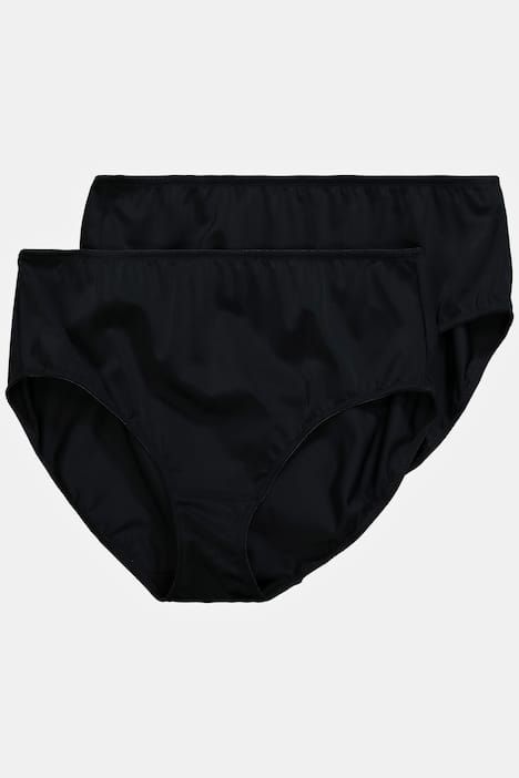 Culottes midi en microfibre, lot de 2