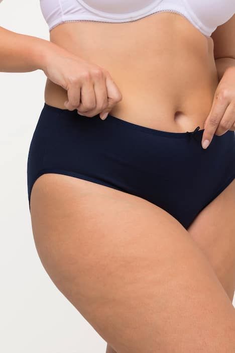 Culottes midi, lot de 5, coloris uni