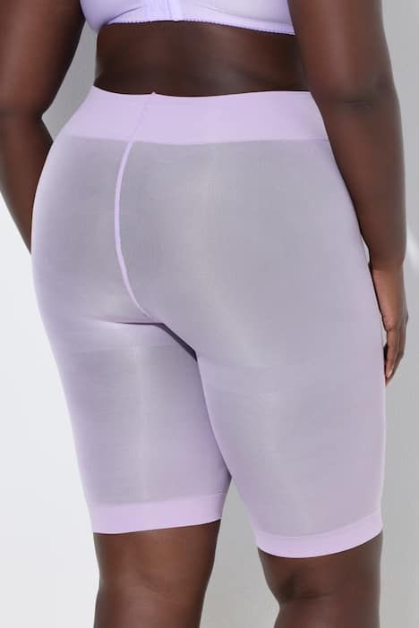 Cycliste, 80 deniers. Protège des cuisses contre les frottements, longueur aux genoux.