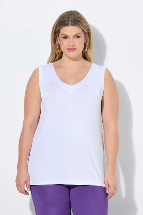 Haut réversible en tissu fluide