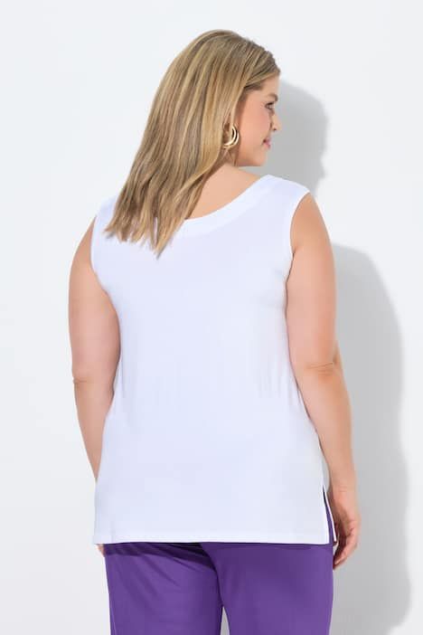 Haut réversible en tissu fluide