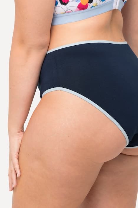 Lot de 5 culottes midi, liserés de couleur