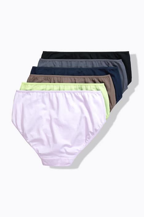 Culottes midi, lot de 6, différentes couleurs