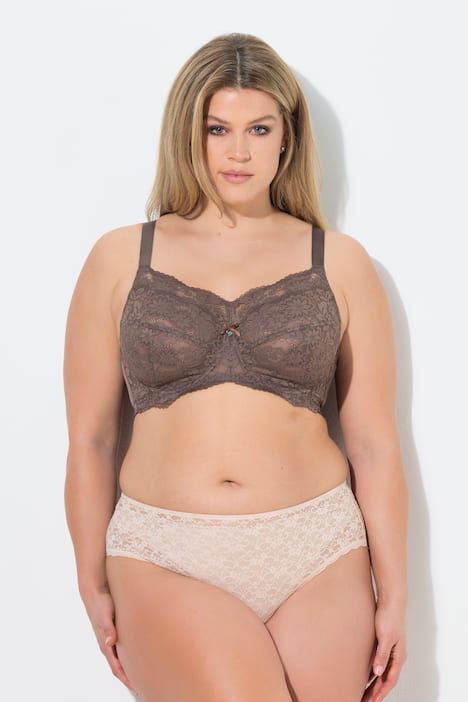 Soutien-gorge à armatures et bonnets souples, dentelle – bonnet B-F