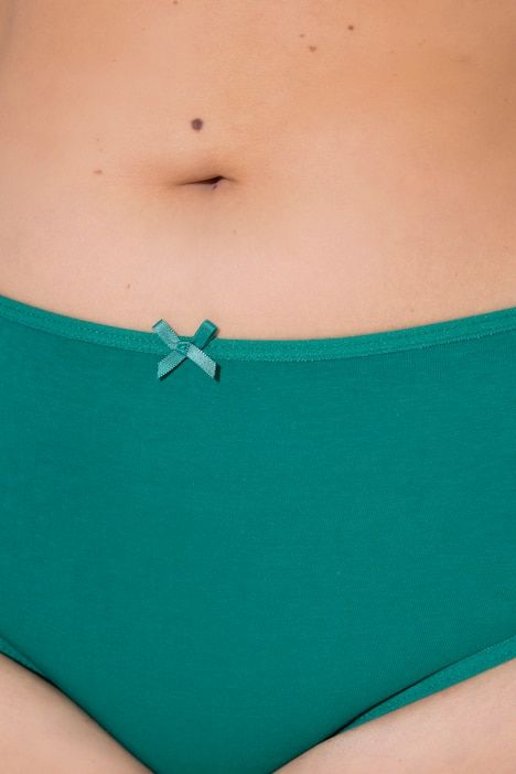 Lot de 5&nbsp;culottes midi, motif zigzag/uni