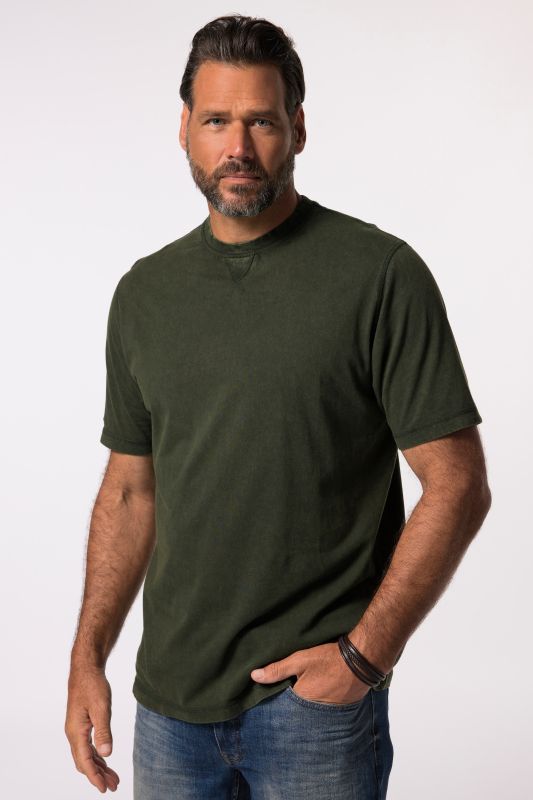 T-shirt JP 1880 style vintage, manches courtes et surpiqûres - jusqu'au 8 XL