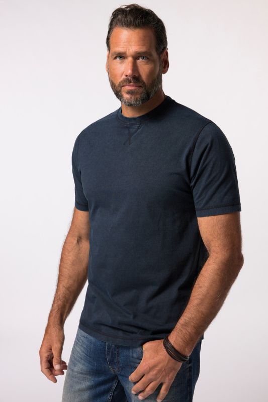 T-shirt JP 1880 style vintage, manches courtes et surpiqûres - jusqu'au 8 XL