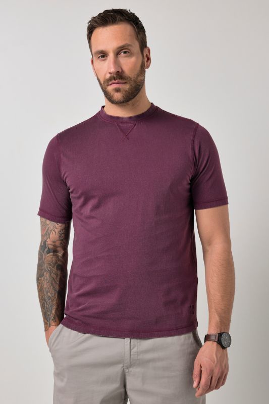 T-shirt JP 1880 style vintage, manches courtes et surpiqûres - jusqu'au 8 XL