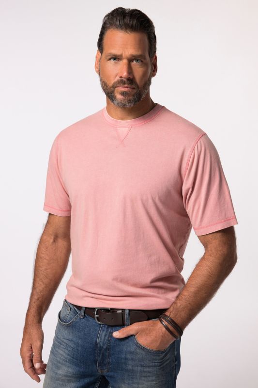 T-shirt JP 1880 style vintage, manches courtes et surpiqûres - jusqu'au 8 XL