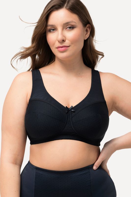 Soutien-gorge de maintien Kelly, tissu texturé. Sans armatures. Bonnets C à H.