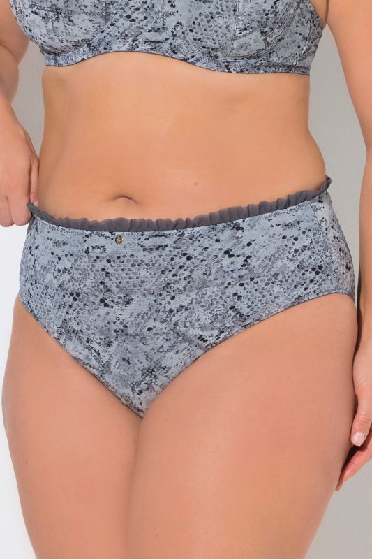 Culotte midi TruYou en microfibre, motif léopard