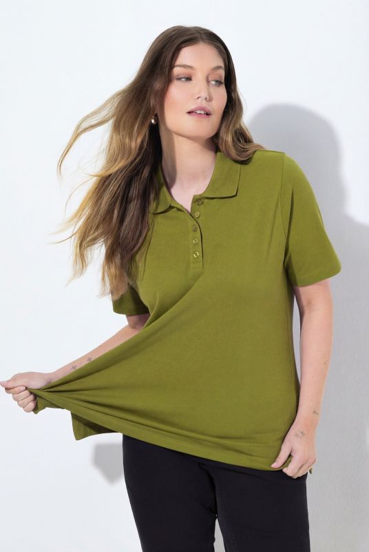 Polo patte de boutonnage plus longus, manches courtes et col polo